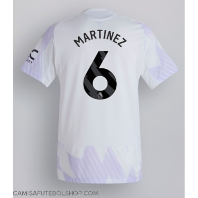 Camisa de time de futebol Manchester United Lisandro Martinez #6 Replicas 2º Equipamento 2025-26 Manga Curta Camisa de time de futebol Manchester United Lisandro Martinez #6 Replicas 2º Equipamento 2025-26 Manga Curta